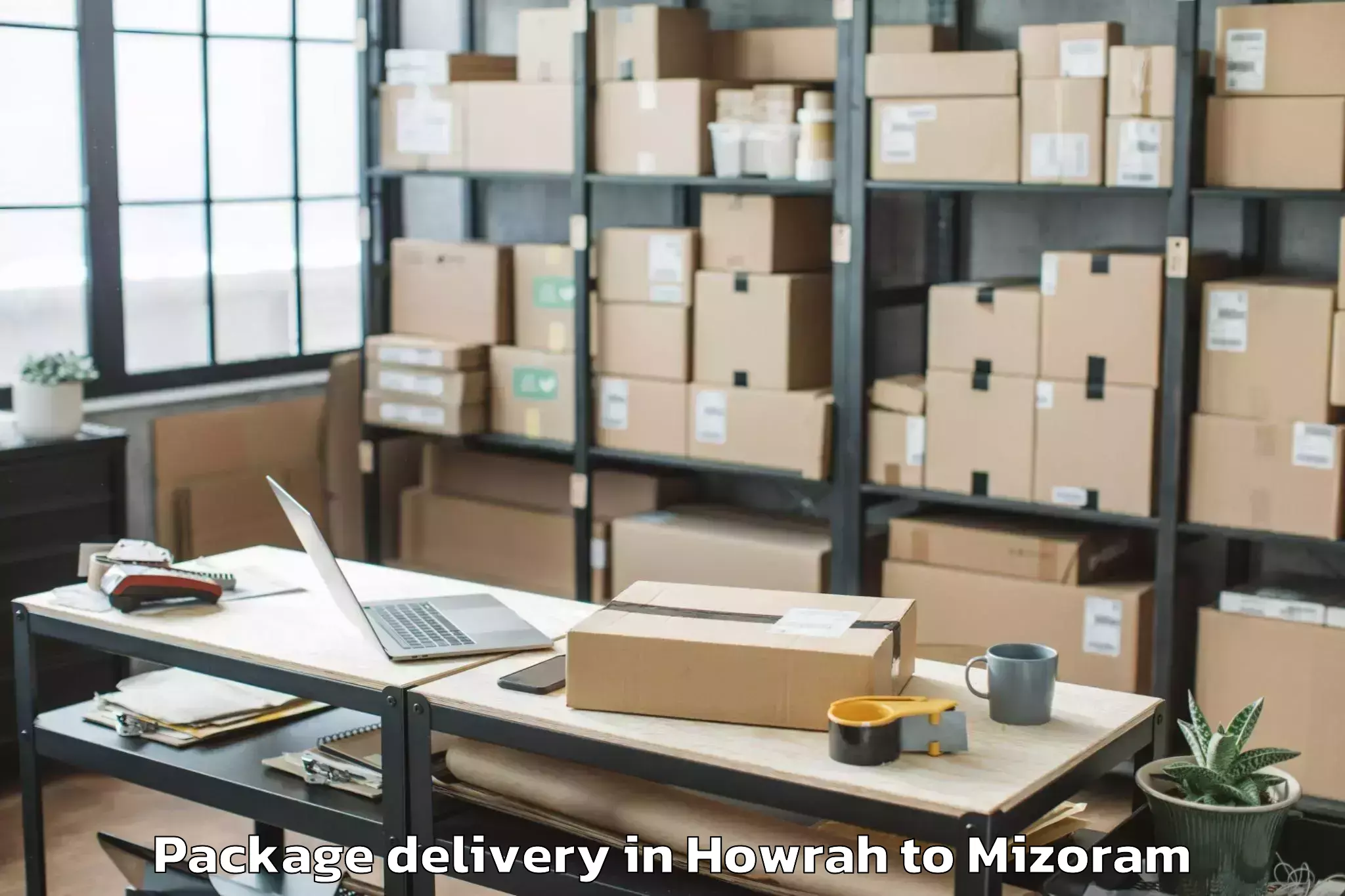 Expert Howrah to Kolasib Package Delivery